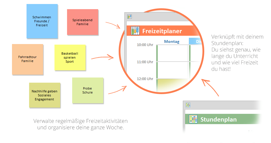 Der SchulButler Schulplaner - Freizeitplaner