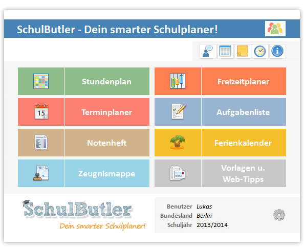 Der SchulButler Schulplaner