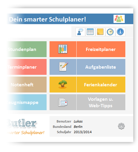 Der SchulButler Schulplaner