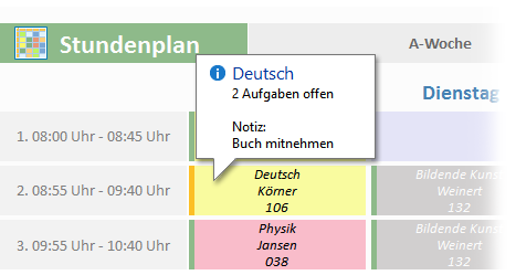 Der SchulButler Schulplaner - Hand in Hand - Apps, die zusammenarbeiten