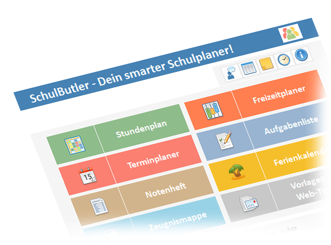 Der SchulButler Schulplaner - Große Funktionalität, einfache Bedienung und ansprechendes Design